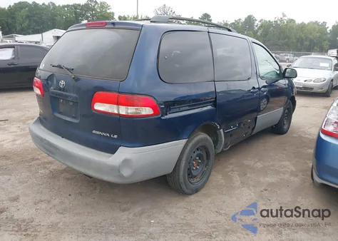 2002 Toyota Sienna Le from USA, damaged, VIN 4T3ZF13C92U426835